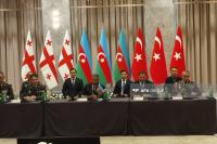 Azerbaijani, Turkish, Georgian defense ministers held trilateral meeting in Shusha -