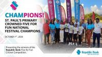 St. Paul’s Primary Crowned Five for Fun National Festival Champions