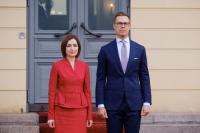 VIDEO | Maia Sandu, in Helsinki: "Russia uses drones and disinformation to intimidate us". The Republic of Moldova wants to take over the Finnish model of…