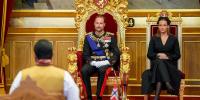 King Haakon Opens Norwegian Parliament