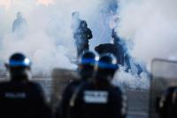 Police and high school students clash across France in protests over underfunded education