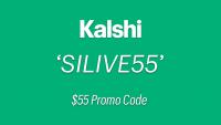 Kalshi Code SILIVE55: $55 referral promo extended this October for CFB Top-25 games on Saturday