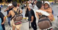 Cuban returns to Cuba after 7 years and reunites with his father in an emotional embrace