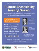 Union County Offers Free Cultural Accessibility Training Workshop
