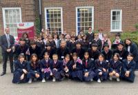 Cultural-exchange visit brings ‘little piece of Japan’ to high school