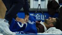 Djokovic wins in China after another medical stoppage