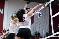 Errors compile, Indiana volleyball unable to pull off reverse sweep over No. 6 Wisconsin