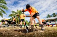 Kiwis Roll Up Their Sleeves in Cook Islands Mission