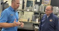 Tiffany visits Lake Hallie, celebrates National Manufacturing Day