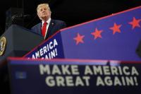 ‘Get you’re a**es in that car. We’re going to Oklahoma’: Trump’s motorcade speeds to Okla. after weather prevents flights ahead of campaign rally