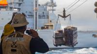 Latest aircraft carrier headed to Middle East is carrying extra food and supplies, Navy says