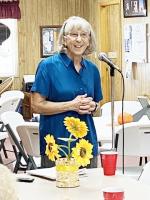 Ellinwood historian speaks with seniors at local potluck