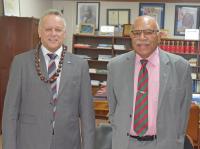 Cook Islands High Commissioner Henry meets Fiji PM