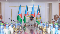President Kiir swears in additional four caretaker ministers
