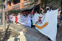 UMD student coalition protests defense contractors at fall STEM career fair