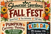 Business Beat : Showcase Gardens Fall Fest is a month long celebration