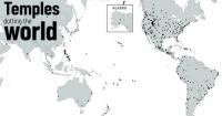 See 6 maps showing the worldwide locations of Church’s 385 temples
