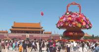 Beijing attractions draw large crowds on first day of National Day holiday