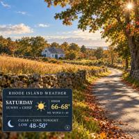 Rhode Island Weather for October 3, 2026