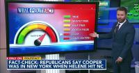 Fact-check: Republicans claim Cooper was in New York when Helene hit North Carolina