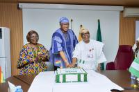 Ghana High Commission presents 66th Independence cake to Nigeria in Abuja