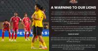 'Halloween has come early': Fan group SingaBrigade calls Lions' 6-0 defeat to Malaysia a 'horror show'
