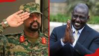 Muhoozi Kainerugaba: Ugandan army chief declares support for Kenya's president's re-election