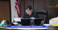 Judge blocks parts of Washington sheriff standards law in Olympia