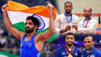 India win 6 medals in wrestling, clinch golden freestyle double after 48 years