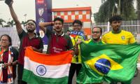 Blue-and-white to saffron: In Bengal, even the Brazil match is wrapped in politics