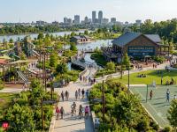 Billionaire George Kaiser helped turn a neglected Arkansas River waterfront into a $465 million park. Millions now visit it