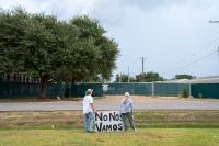 As ICE readies Louisiana facility for children and families, faith leaders hold vigil