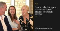 Sanders helps open Arkansas Forest Health Research Center