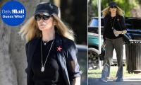 Bond girl and model, 80, who married '60s rock icon looks unrecognizable on rare outing in LA... can you guess who?
