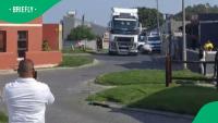 Grade 12 learner turns heads for matric dance by using a Volvo Globetrotter truck