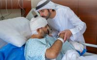 Dubai Crown Prince Visits Injured Flydubai Pilot Captain Smit Machchhar in Hospital