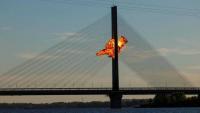 Russia Hits Key Kiev Bridge in Strike on Ukrainian Logistics