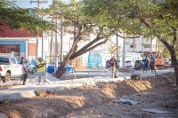Pres Ali reviews progress on first ‘Healthy Streets’ project