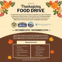 Grand County Agencies Launch 6th Annual Food Drive to Support Mountain Family Center