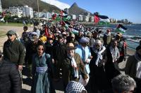 IN PICS: Galloway and Ridley join thousands at Cape Town Palestine march