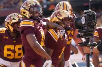 Minnesota fans storm field after beating Michigan, troll Wolverines with 'Mr. Brightside'