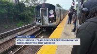 Riders face L train shutdown between Brooklyn and Manhattan this weekend