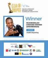 Ngamegbulam Chidozie Stephen honoured as Best Health Reporter at 5th Upper E