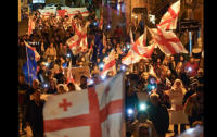 Participants of the march against the actions of "Georgian Dream" demanded change.