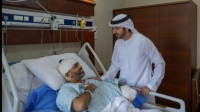 Dubai Crown Prince Visits Hero Flydubai Captain Wounded in Terrorist Attack 