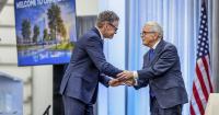 Bayer will invest nearly 2 billion in a large plant in Ohio while Trump claims the tax credit.