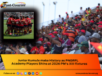 Junior Kumuls make History as PNGRFL Academy Players Shine at 2026 PM’s XIII fixtures