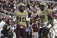 Texas A&M cruises past Arkansas for first SEC win this season