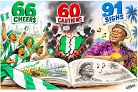 66 Cheers, 60 Cautions & 91 Sighs