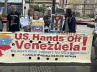 Snap protest demands Labor pressure US to stop its war on Cuba, Venezuela